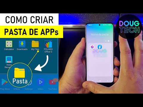 Como Criar PASTA de Aplicativos no Samsung