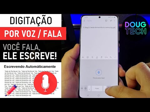 Como DIGITAR usando a VOZ no Samsung