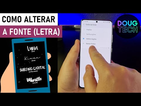 Como Alterar a FONTE das LETRAS no Samsung