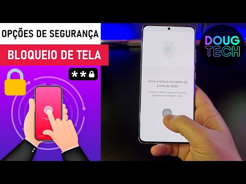 Como Colocar SENHA/BIOMETRIA no Samsung