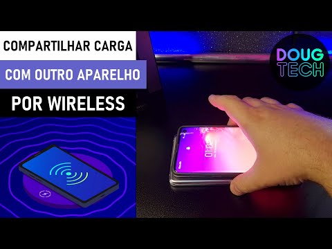 Como Compartilhar BATERIA (SEM FIO) no Samsung