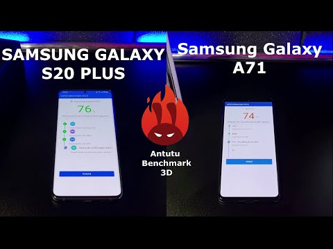 Samsung Galaxy S20 Plus vs Samsung Galaxy A71 – DUELO ANTUTU BENCHMARK 🚀
