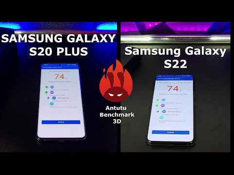 Samsung Galaxy S20 Plus vs Samsung Galaxy S22 – DUELO ANTUTU BENCHMARK 🚀