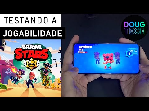 Jogando o Brawl Stars no Samsung Galaxy S21