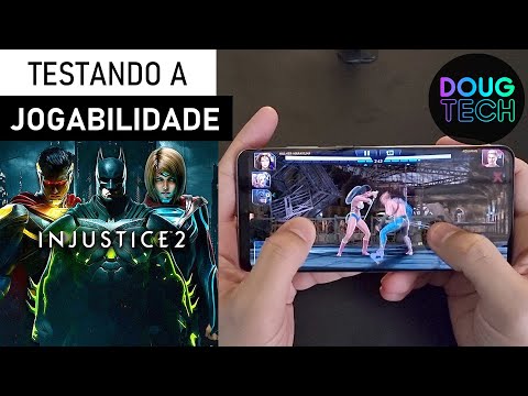 Jogando o Injustice 2 no Samsung Galaxy S20 Plus