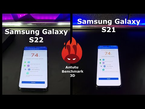 Samsung Galaxy S22 vs Samsung Galaxy S21 – DUELO ANTUTU BENCHMARK 🚀