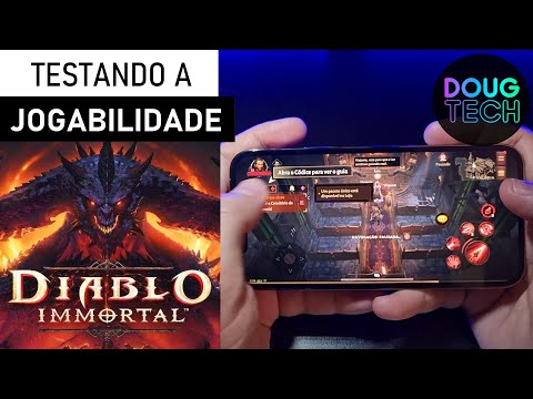 Jogando o Diablo Immortal no iPhone 12 Pro