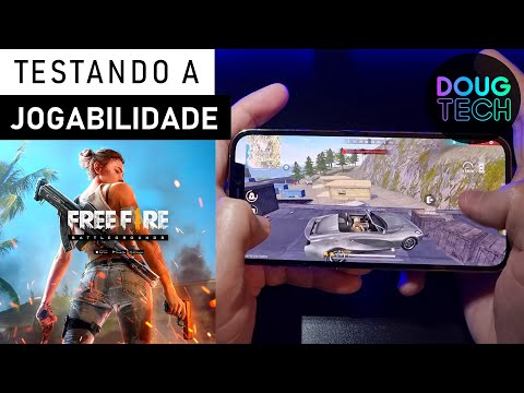 Jogando o Free Fire no iPhone 12 Pro