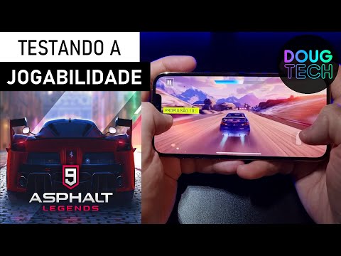 Jogando o Asphalt 9 Legends no iPhone 12 Pro