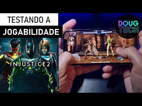 Jogando o Injustice 2 no iPhone 12 Pro