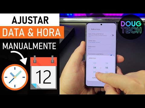 Como Ajustar a DATA/HORA Manualmente no Samsung Galaxy