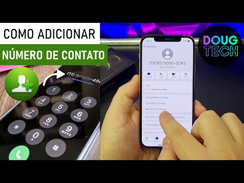 Como Adicionar NÚMERO nos CONTATOS do iPhone