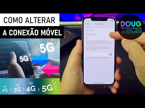 Como Alterar a CONEXÃO 3G 4G 5G no iPhone