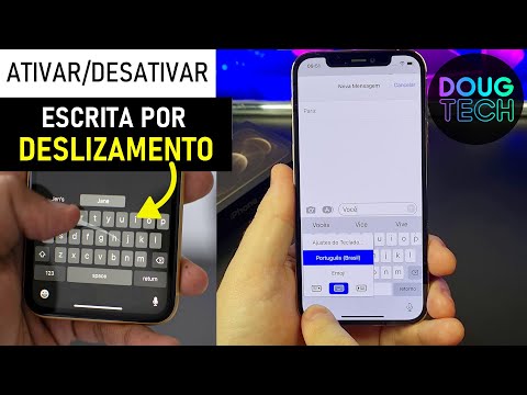 Como Ativar/Desativar a ESCRITA por DESLIZAMENTO no iPhone