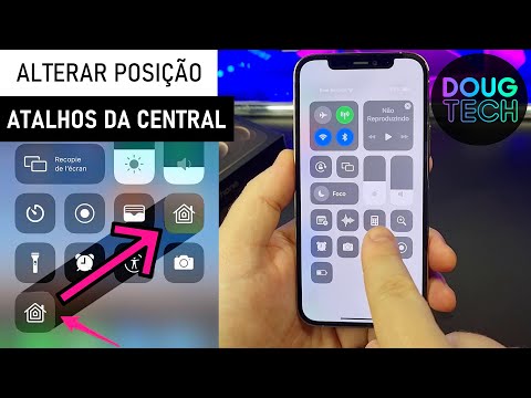 Como Alterar/Organizar os ATALHOS da Central no iPhone