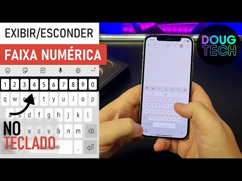 Como Exibir/Esconder a FAIXA NUMÉRICA do TECLADO no iPhone