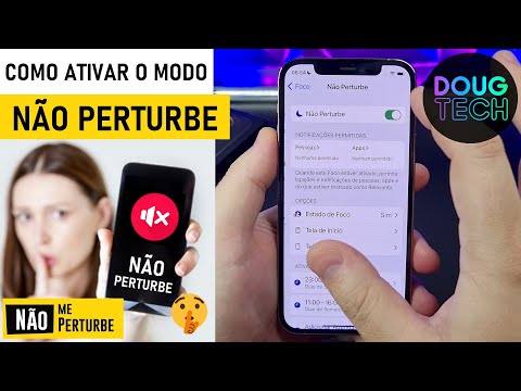 Como Ativar o Modo NÃO PERTURBE no iPhone