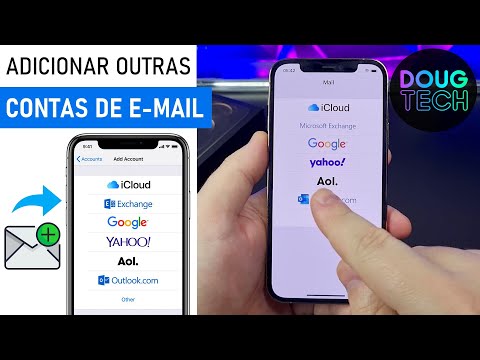 Como Adicionar CONTAS de E-MAIL no iPhone