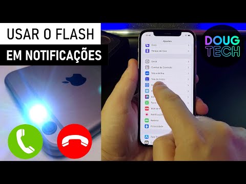 Como Piscar a LANTERNA em NOTIFICAÇÕES no iPhone