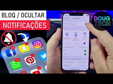 Como Bloquear/Ocultar NOTIFICAÇÕES de Apps no iPhone