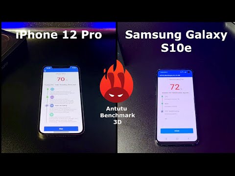 iPhone 12 Pro vs Samsung Galaxy S10e – DUELO ANTUTU BENCHMARK 🚀