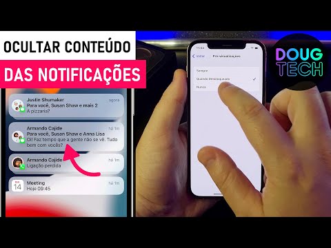 Como OCULTAR o CONTEÚDO das Notificações no iPhone