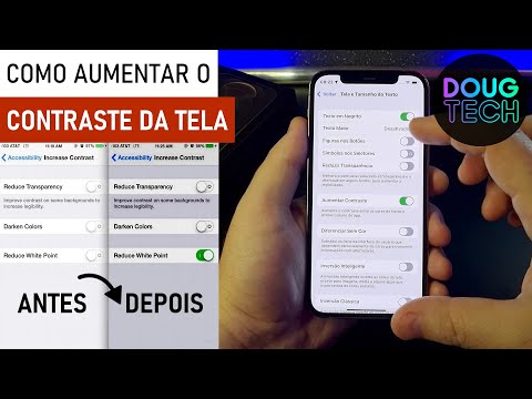 Como Aumentar o CONTRASTE da TELA no iPhone