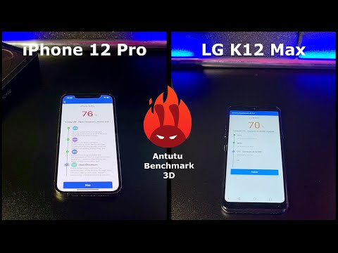 iPhone 12 Pro vs LG K12 Max – DUELO ANTUTU BENCHMARK 🚀