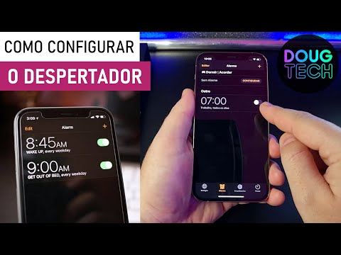 Como Configurar o DESPERTADOR no iPhone