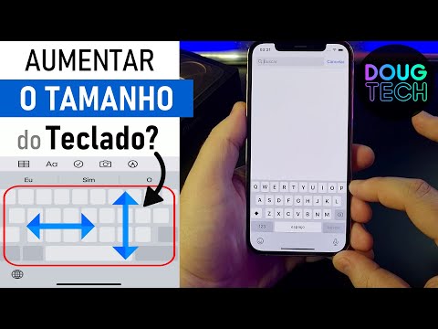 Como Ajustar o TAMANHO do TECLADO no iPhone