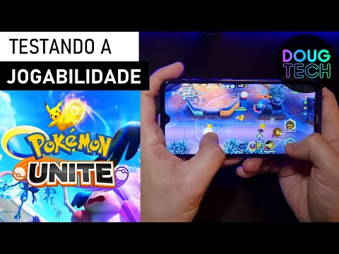 Jogando o Pokémon Unite no Xiaomi Redmi Note 8