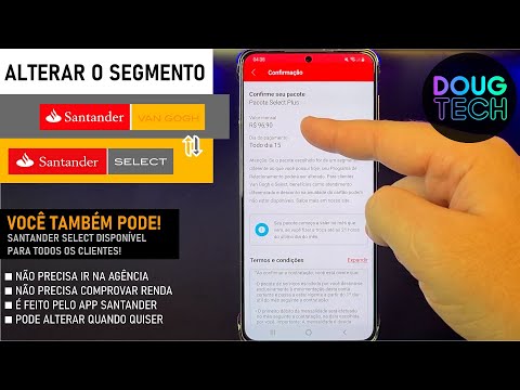 Como Migrar CONTA SANTANDER para SELECT/VANGOGH pelo Celular📱