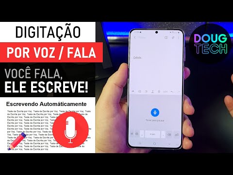 Como DIGITAR usando a VOZ no Samsung