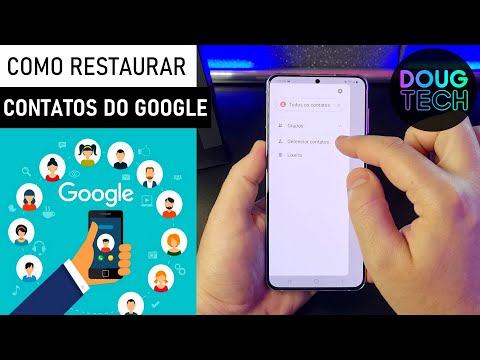 Como Restaurar os CONTATOS do Google no Samsung