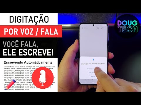 Como DIGITAR usando a VOZ no Samsung