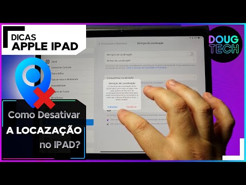 Como Ativar/Desativar a LOCALIZAÇÃO (GPS) no IPAD