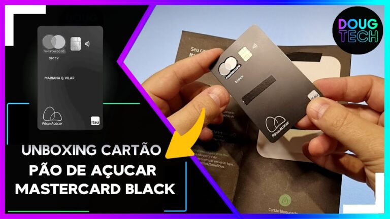 Cartão Pão de Açucar MASTERCARD BLACK (Unboxing)