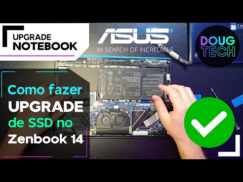 Como Fazer UPGRADE no Asus Zenbook (Tutorial Desmontagem)