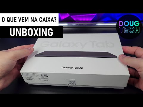 UNBOXING – Samsung Galaxy TAB A8 (O que vem na Caixa?)