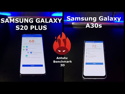Samsung Galaxy S20 Plus vs Samsung Galaxy A30s – DUELO ANTUTU BENCHMARK 🚀
