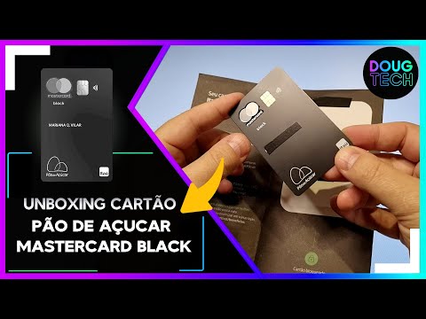 Cartão Pão de Açucar MASTERCARD BLACK (Unboxing)