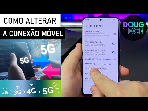 Como Alterar a CONEXÃO 3G 4G 5G no Samsung Galaxy