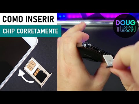 Como Inserir o CHIP/SIM na GAVETA do Samsung Galaxy