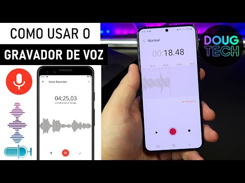Como usar o GRAVADOR de VOZ no Samsung Galaxy