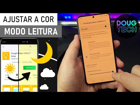 Como Ajustar a Luz da TELA (Branca/Amarela) no Samsung Galaxy