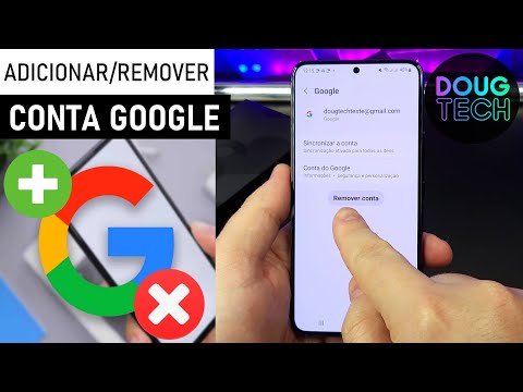 Como Remover/Adicionar a CONTA GOOGLE no Samsung Galaxy