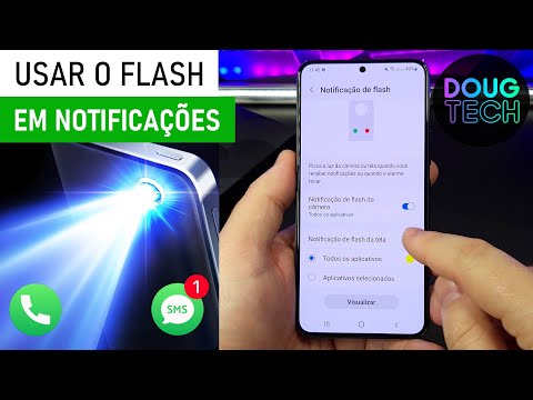 Como Piscar a LANTERNA em NOTIFICAÇÕES no Samsung Galaxy