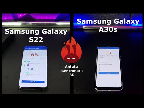 Samsung Galaxy S22 vs Samsung Galaxy A30s – DUELO ANTUTU BENCHMARK 🚀