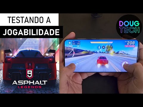 Jogando o Asphalt 9 Legends no Samsung Galaxy S20 Plus