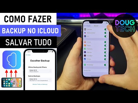 Como Ativar o BACKUP e SALVAR TUDO no iPhone